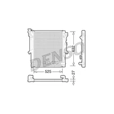 DENSO Радиатор охлаждения арт. DRM45035