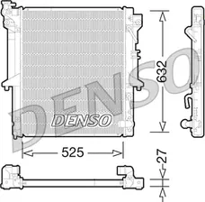 Радиатор охлаждения двигателя Denso для Mitsubishi L200 IV 2005-2015. Артикул DRM45035
