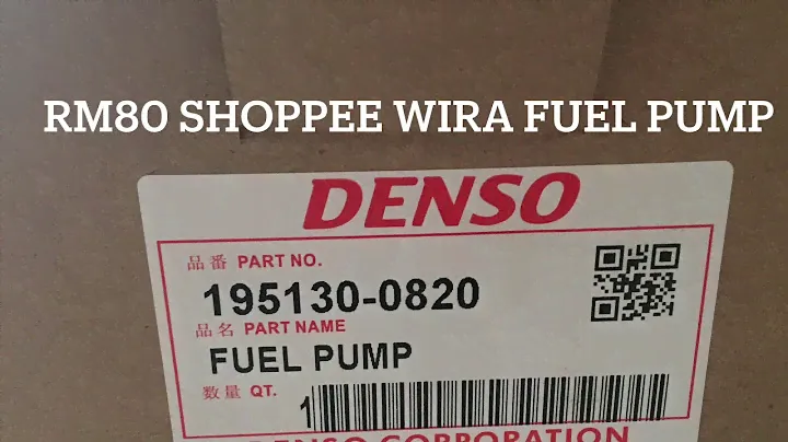 Proton Wira Original Denso vs Shopee Denso Fuel Pump
