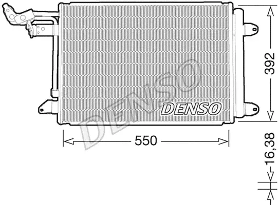 Конденсор кондиционера Denso DCN32032